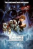 777 Tri-Seven Entertainment Star Wars The Empire Strikes Back Poster Movie Art Large Print (24x36)
