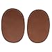 Jili Online 2 pieces Pu Leather Patch Sew On Patches Repir Elbow Knee For Clothes Clothing Accessories - Coffee