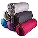 Peace Yoga® Zafu Meditation Yoga Cotton Cylinder Bolster Pillow Cushion - Burgundy