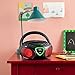 auna Roadie • Portable Boombox with CD Player and Radio • LED Light • AM/FM Radio • Bluetooth • MP3/CD Player • Aux-Input • Headphone Jack • Blackthumb 1