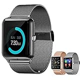 Smart Watch Upgrated Bluetooth Smartwatch with Camera Touchscreen,Smart Watches Unlocked Cell Phones with SIM Card Slot, Sport Wrist Watches for iPhone/Android/ iOS