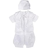 Baptism Outfits for Boys,Baby Boy Christening Outfit,White Baptism Dress Clothes for Boys - Traje De Bautizo Para Niño