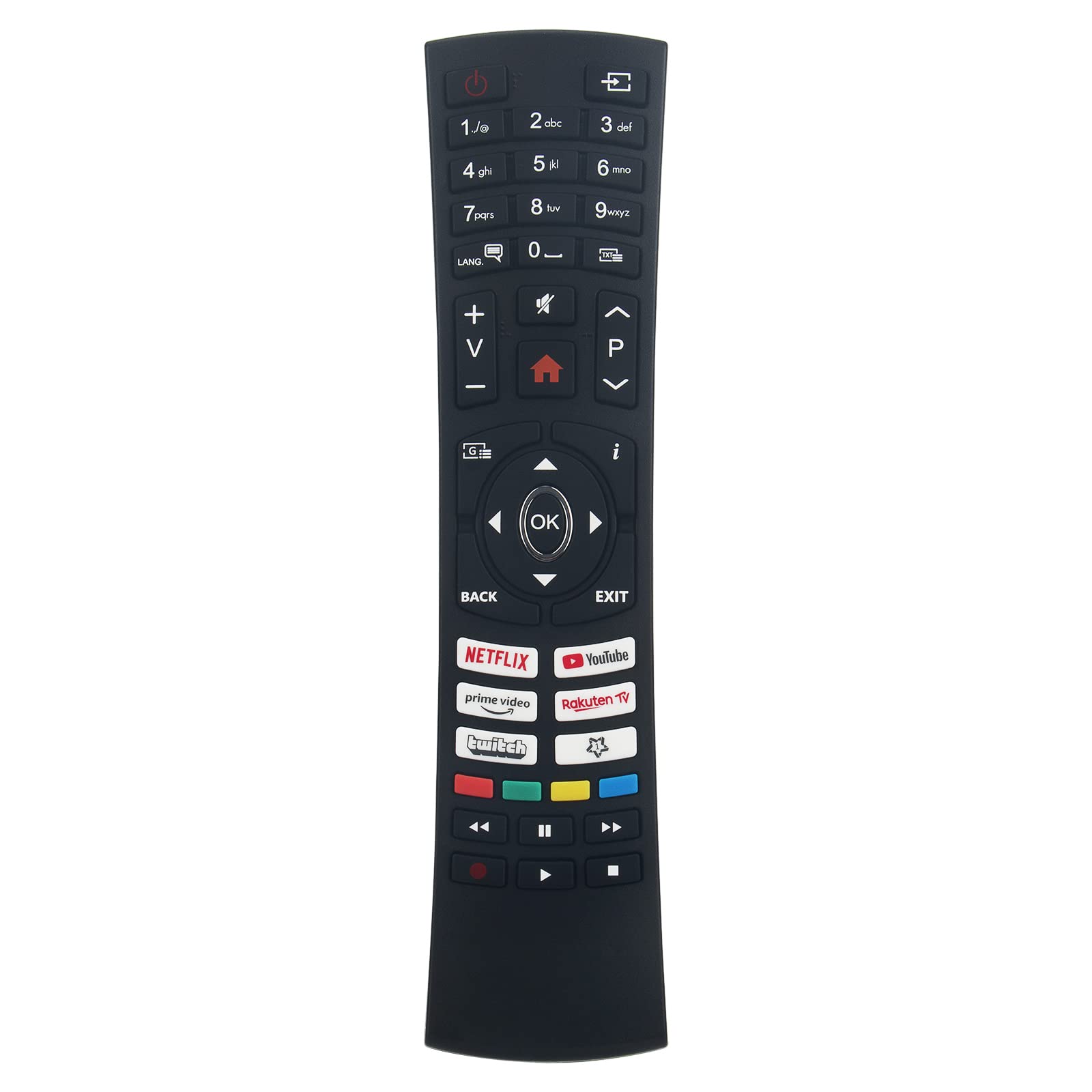 Replacement Remote Control RC4590P Sub RCA45185 RC45135P Fit for Tucson DIGIHOME ELECTRONIA TECHWOOD GOGEN TVs