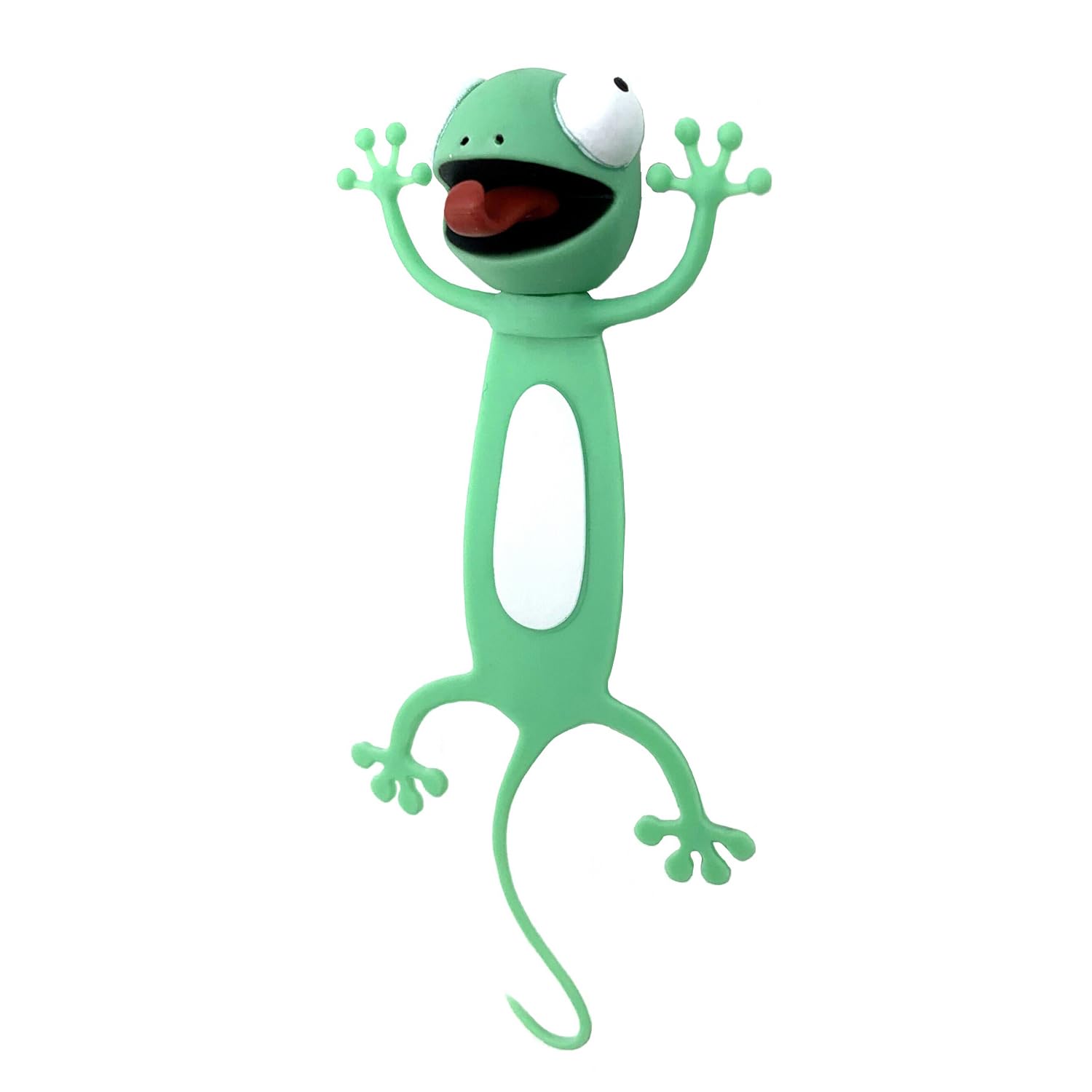 Lovely Bookmarks, KOSTOO Funny 3D Cartoon Bookmark Animals Reading Bookmarks for Students Office Stationery Creative Gift Ideal for Boys Girls (Gecko)