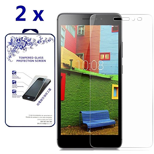 [2-Pack] For Lenovo Phab 2 Pro 6.4-inch (2016) Tempered Glass, Nacodex Premium Tempered Glass Screen Protector 0.26mm 2.5D (For Lenovo Phab 2 Pro 6.4-inch (2016))