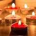 G2PLAY Heart Shaped Smokeless Candles, 50PCs Set Romantic Love Candle Bulk for Wedding, Birthday, Party, Halloween, Christmas, Festival (Red)