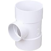 NDS 64P01 6" by 4" Tee Hub by Hub, White