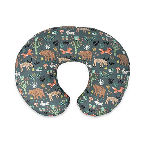 Boppy Original Nursing Support, FKA Boppy Nursing Pillow, Green Forest Animals, Ergonomic Breastfeeding, Bottle Feeding…