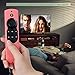 Case for Fire TV or TV Stick Remote,Rukoy Protective Case for 5.9'' Amazon Fire TV or Fire TV Stick Remote with Alexa Voice(Pink)