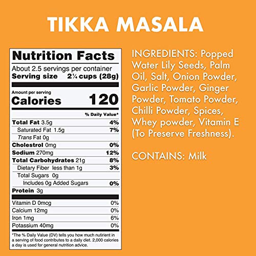image for Taali Tikka Masala Water Lily Pops (4-Pack) - Savory Flavor from India