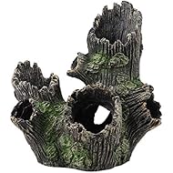 FTVOGUE Aquarium Driftwood Artificial Wood Tree Trunk Root Shrimp Spawning Ground Cave Fish Tank Vivarium Decoration(ST-004A)