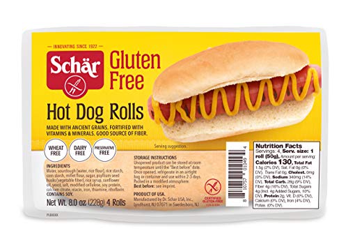 Buy Schaer Gluten Free Hot Dog Rolls 4-count Online In Indonesia B07676qb6y