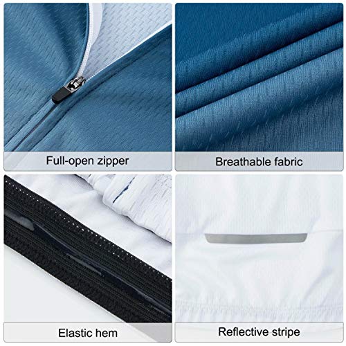 ROTTO Cycling Jersey Mens Bike Shirt Short Sleeve Gradient Color Series