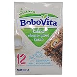 Bobovita Instant Milk and Rice Cereal with Cocoa Flawour (230g /8.1 Oz)