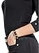 GUESS Factory Women's Black and Gold-Tone Rectangle Watch, NS