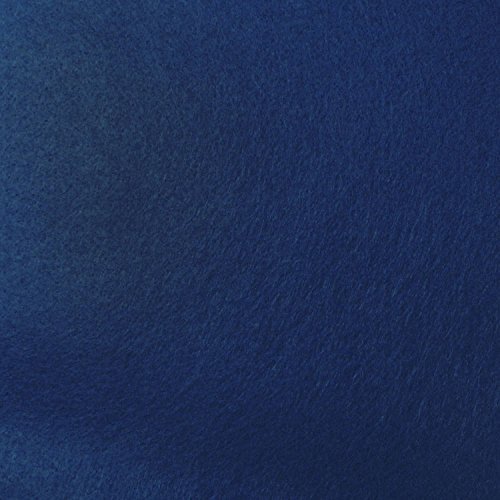 Navy Blue Felt Fabric - by the Yard