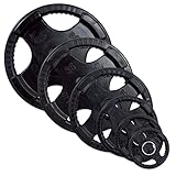 Body-Solid Quad Rubber Grip Olympic Weight Plates