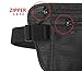 SUPER SPECIAL Zegur Tm HIGH QUALITY MONEY BELT Lightweight Undercover Waist Pouch - Best to Protect Yourself From Travel Theft - Wallet Stash Made with Special Mesh Backing for BREATHABLE & MOISTURE-WICKING for MAXIMUM COMFORT - Elastic Belt with ADJUSTABLE Buckles - 2 Zippered Pockets for Passport and Cash + 2 Mesh organizer Pockets - For Women & Men - 100% Satisfaction Guaranteed LIFETIME MONEY BACK WARRANTY - LIMITED TIME LOW PRICE OFFER - (Black)