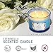 XYUT Citronella Candle Outdoor Indoor Aromatherapy Stress Relief Pure Soy Wax 3-Wick Scented Candles 80 Hour Burn Highly Scented Long Lasting (14.5 Ounce, Glass)thumb 1