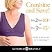 Extra Soft Organic Cotton Wireless Nursing & Maternity Sleep Bra (Purple, Large-Busty)
