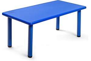 Costzon 47 x 23.5 Inch Rectangular Kids Table, Children School Activity Table for Reading Drawing Dining Playing, Multifuncti
