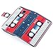 S5 Case, Gift_Source Brand Samsung Galaxy S5 Case, Luxury Fashion PU Leather Magnet Wallet Credit Card Holder Flip Case Cover for Samsung Galaxy S5 i9600/ Galaxy SV / Galaxy S V (2014) (Cassette Tape)