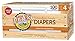 Earth's Best TenderCare Chlorine-Free Disposable Baby Diapers, Size 4 (22-37 lbs), 100 Count