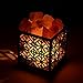 Himalayan Salt Lamp,CREATIVE DESIGN Salt Lamp Natural Salt Rock Lamp with Metal Basket for Air Purifying Bedrom Decor, Included UL Cord, On/Off Switch and Bulbs. (5’’Height, 4 – 4.8 lbs)