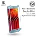 [Front and Back] Samsung Galaxy S7 Edge Screen Protector, [Case Compatible][Curve Fit Design] Smash-It Front 3D Tempered Glass Screen Protector and Back Carbon Fibre Film (Blue Version)