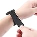 Stainless Steel Band Mesh bracelet strap Replacement Band with Magnetic Closure Clasp for Apple Watch Series 1 Series 2 Series 3 Edition 42mm Black