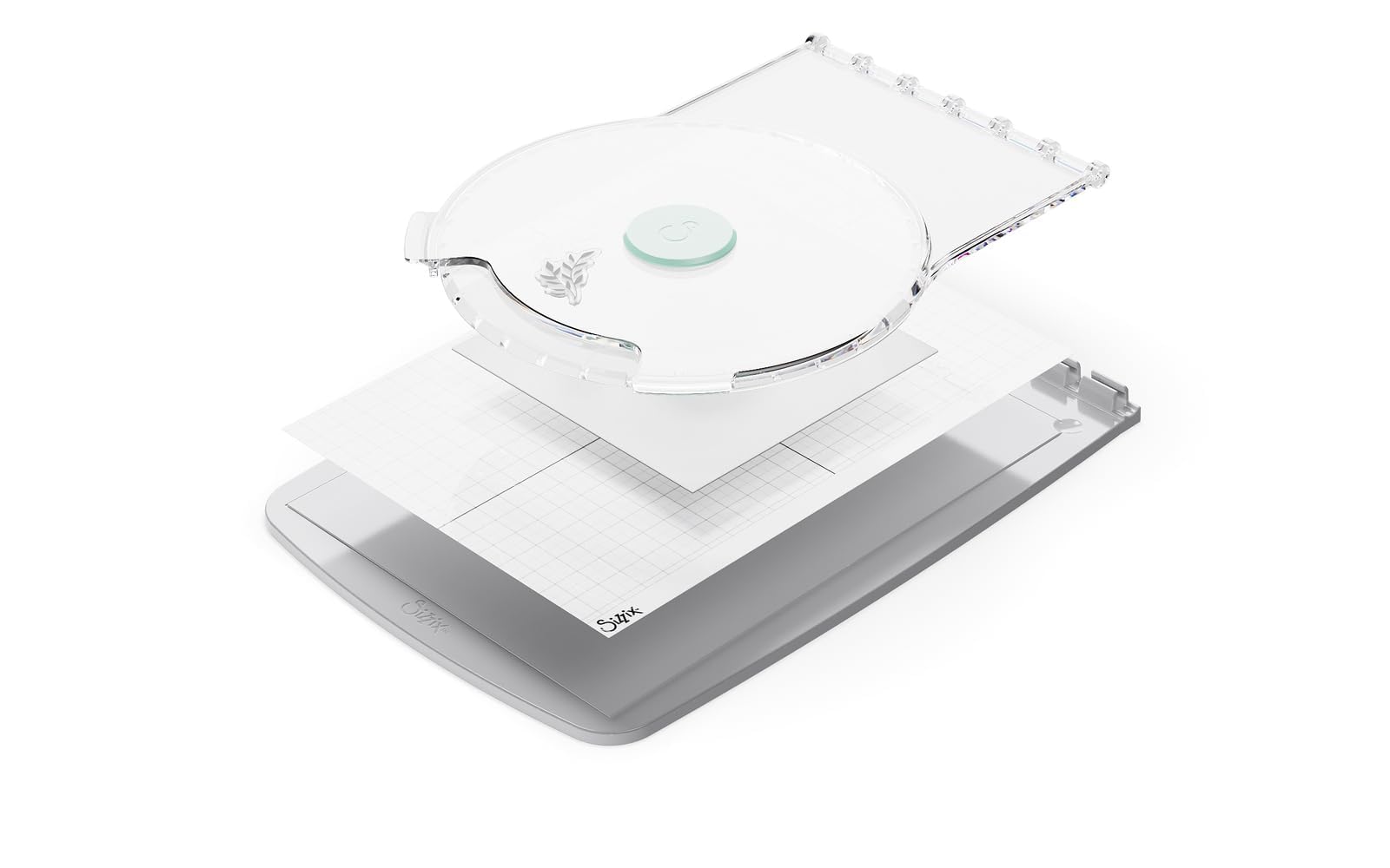 Sizzix Stamp & Spin Tool - Accessory to Stencil & Stamp Tool - 360° Stamping, Rotating Press, Precise Alignment