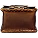 LXFF Mens Genuine Leather Fanny Pack Waist Bag Belt Pouch Bum Bags for Men Vintage Brown