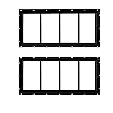 WRISIN 2 Pack Shed Window