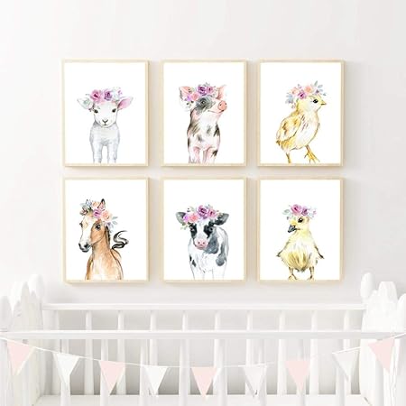 cow nursery wall art