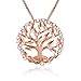 GEORGE · SMITH Tree of Life Women Pendant Necklace Classic Design Rose Gold Necklace Personalized Jewelry Birthday Gifts for Her