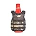 Tactical Premium Beer Military Molle Mini Miniature Vests Beverage Cooler for 12oz or 16oz Beverages cans and Bottles - Adjustable Shoulder Straps - ACU Digital Urban Camo