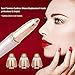 zroven 3pcs Facial Hair Remover Replacement Heads Eyebrow Hair Removal Tool Rose Gold Eyebrow Hair Remover Trimmer Razor Heads Covers for Replacement
