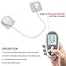 MeasuPro Rechargeable Wireless Electrical TENS Electrode Machine, Handheld Portable TENS Unit Therapy and Pain Rehabilitation, Pulse Muscle Stimulator Massager