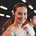 iClever Bluetooth Sports Headphones Sweatproof, On-Ear Earbuds Wireless for Running, Exercise, Workout, Gym (7 Hours Play Time) (Red)