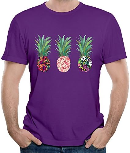 Pineapple Im Awesome Men's Cotton Adult Standard Weight Short Sleeve T-Shirt,SpiritForged Apparel