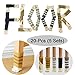 20 Chair Feet Sock - Furniture Feet Covers Caps Pads - Flexible Anti Scratch Knitted Wool Chair Leg Floor Protectors - Cute Cat Paw Design, 5 Different Colors in 1 Pack