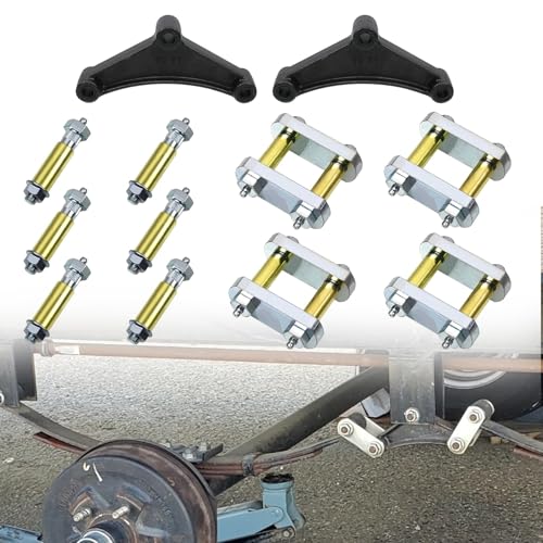 Photo 1 of RYANSTAR RACING Heavy Duty Shackle Upgrade Kit with 2Pcs Trailer Leaf Spring Equalizers EQ-E1 35" Wheelbase Compatible with CRE3000 Stock and Equaflex Trailer Shackle kit