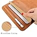 iPad Pro 12.9 Case Sleeve Apple Pencil Holder TOOVREN Tri-fold Stand Soft Leather PU Protective iPad Pro Pouch Cover Smart Keyboard Compatible for Apple iPad Pro 12.9 Inch 2017/2015 Brown …