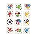 Artist Party Paint Splash Tattoos - 72 pc primary