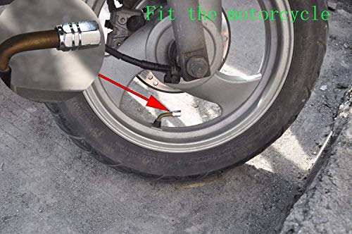 image for Onwon 8 Pieces Universal Tire Stem Valve Caps Aluminum Chrome Caps, Ca