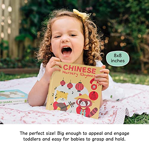 Cali's Books Chinese Nursery Rhymes Book SingAlong Sound Books for