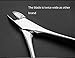 Ninth Toenail Clippers/Nail Nipper for Thick and Ingrown Toenails - Surgical Grade Stainless Steel Nail Clippers for Hangnails - Premium Quality Brushed Stainless Steel, 5