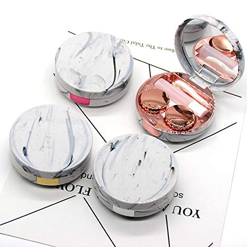 Mini Stylish Simple Contact Lens Travel Case,BeeGift Container Kit Set