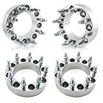 Orion Motor Tech 4pcs Wheel Spacers / Adapters for Dodge Ram 2500 3500 Ford F250 F350 - 8 Lug 8x6.5 / 8x165.1 - 2" Thickness - 9/16" STUDS