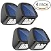 Aptoyu Solar Lights, Outdoor Waterproof Wireless Solar Motion Sensor Security Lights for Driveway Garden Wall Back Door Step Stair Fence Deck Yard Patio, Pack of 4